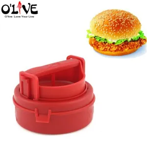 Manual Hamburger Forms Press Burger Hamburger Patties Maker Press Cutlets Stuffed Hamburger Mold Grill Kitchen Tools Gadgets