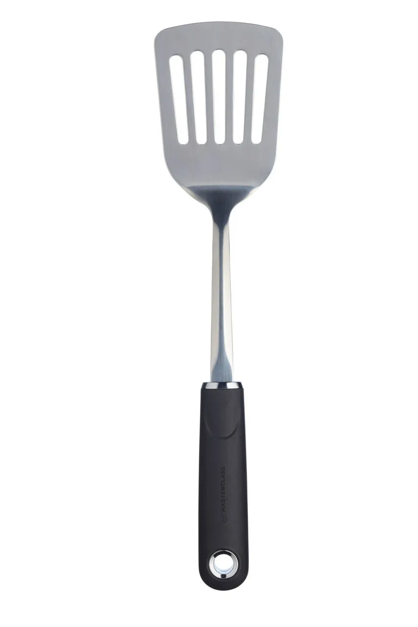 MasterClass Soft Grip Stainless Steel Slotted Turner