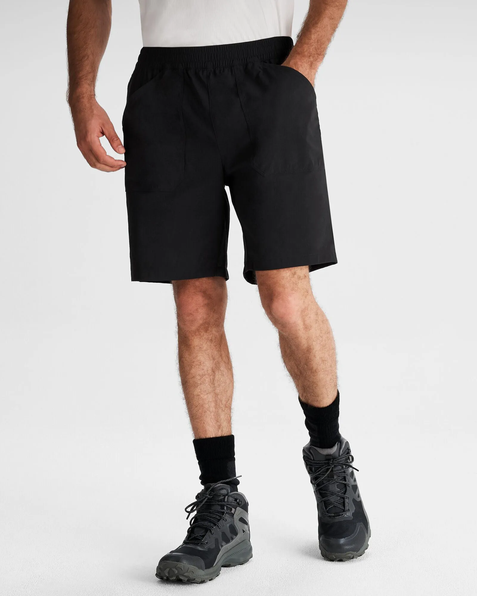 Men's Miro Pull On 8" Shorts - Black Stingray