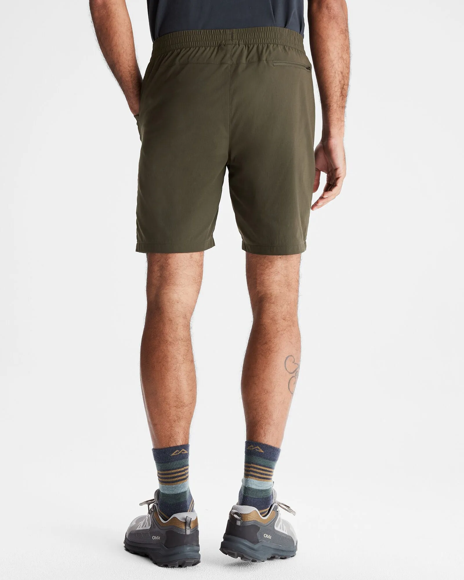 Men's Miro Pull On 8" Shorts - Dark Moss