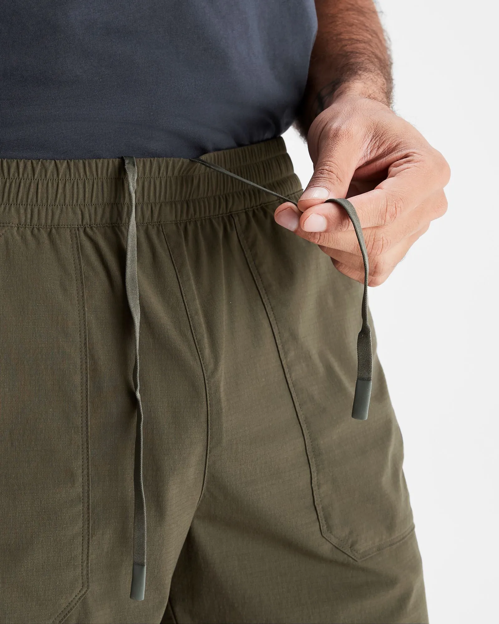 Men's Miro Pull On 8" Shorts - Dark Moss