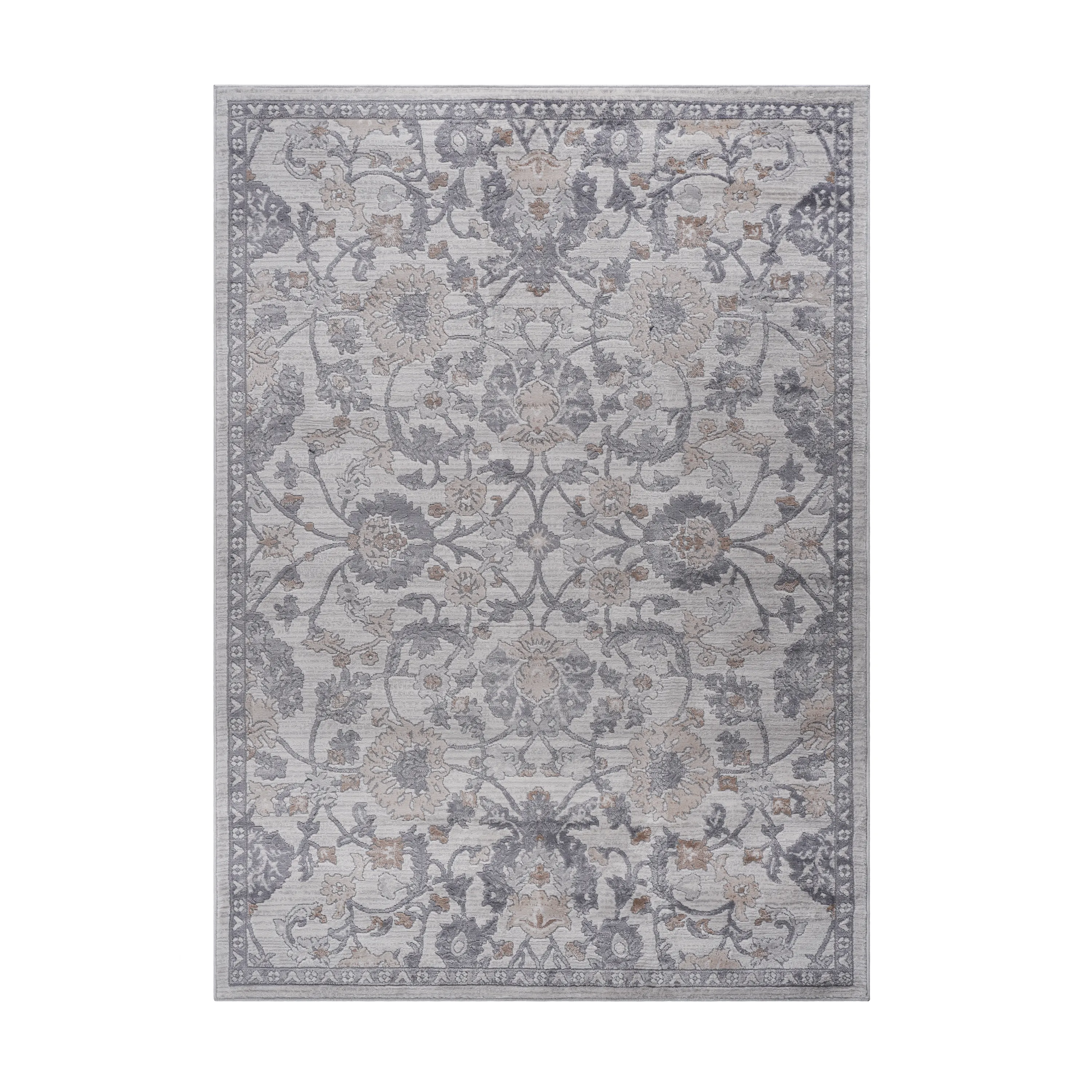 NAAR MARFI Collection 8X10 Sand/Ivory/Oriental Non-Shedding Living Room Bedroom Dining Home Office Stylish and Stain Resistant Area Rug