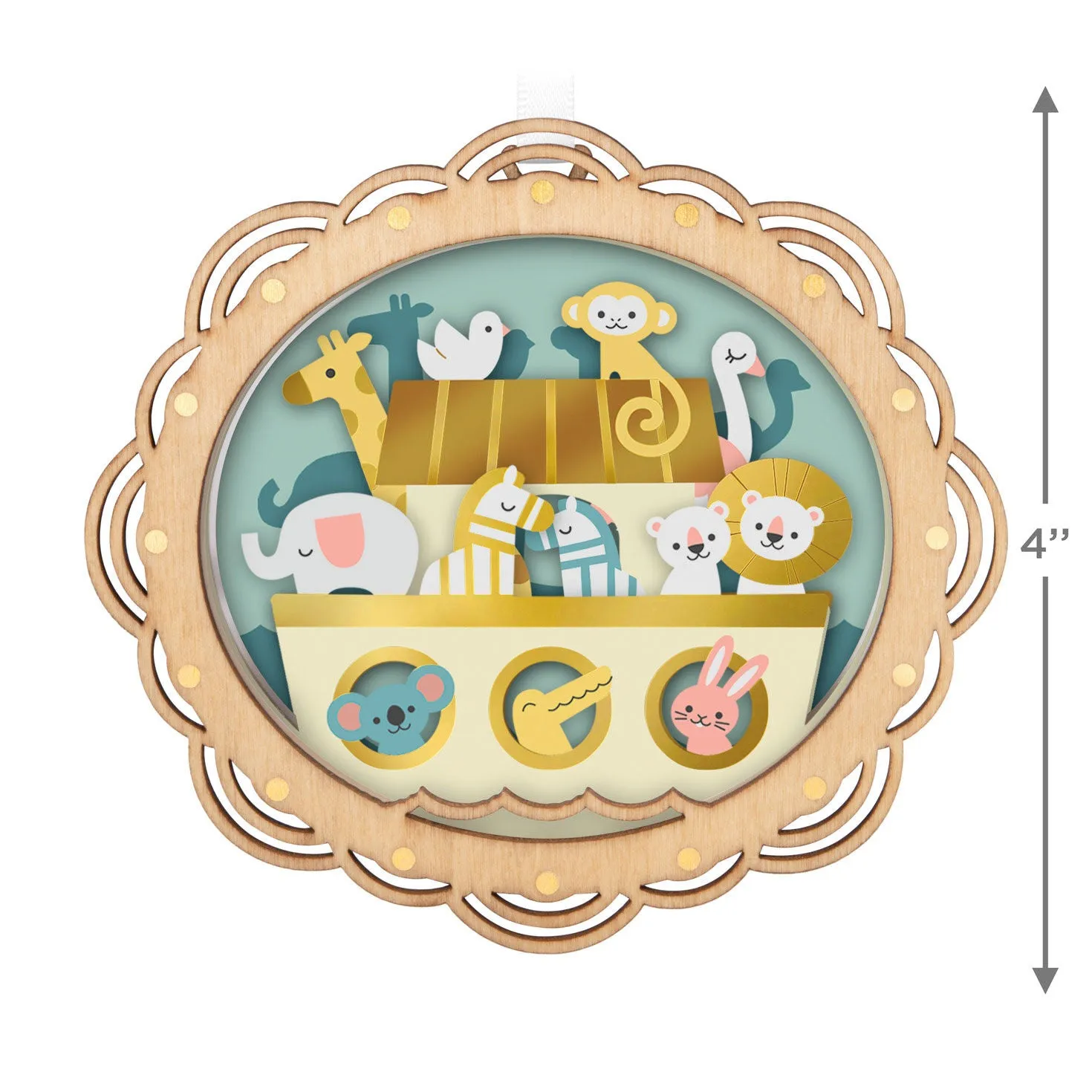 Noah's Ark Papercraft — 2024 Hallmark Keepsake Christmas Ornament