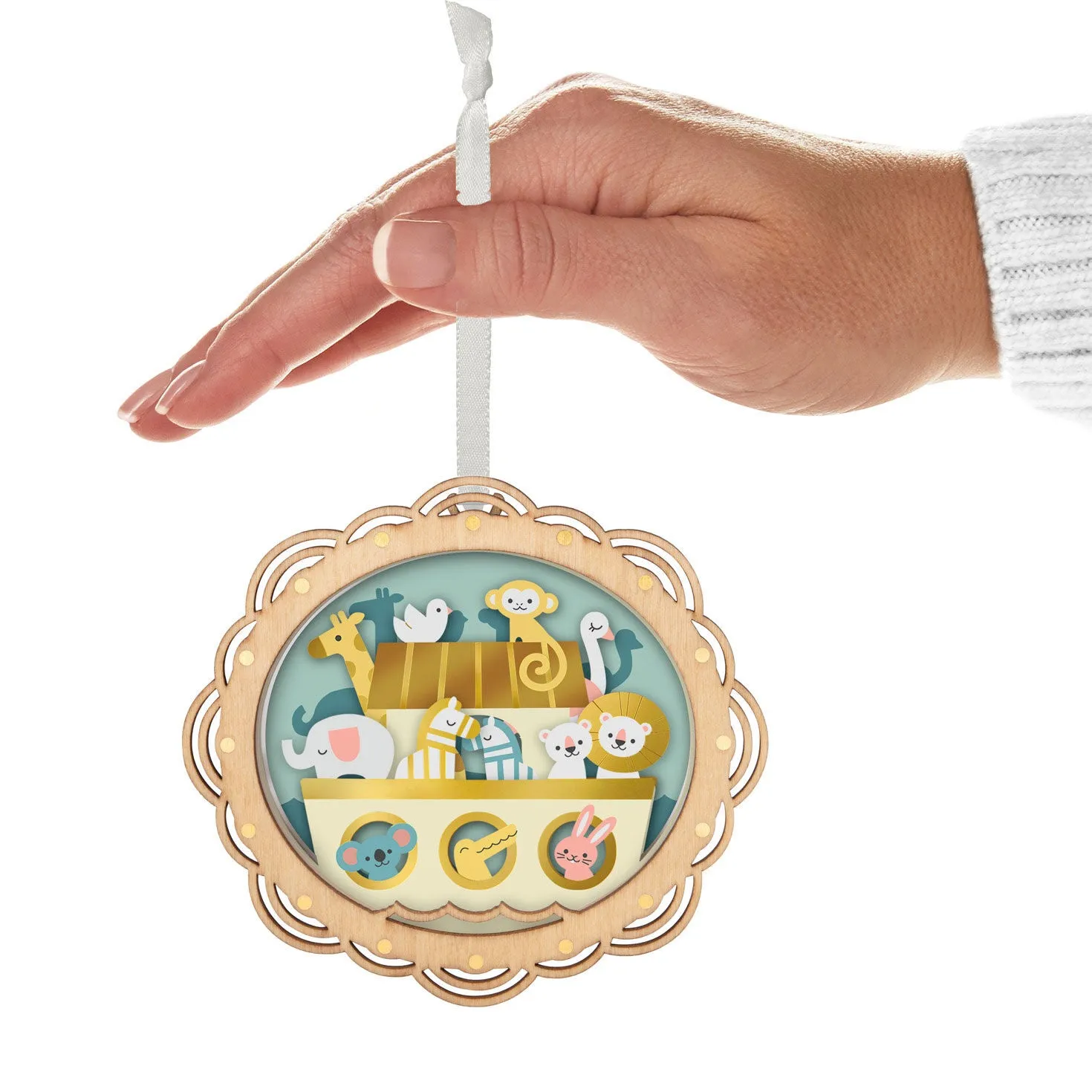 Noah's Ark Papercraft — 2024 Hallmark Keepsake Christmas Ornament