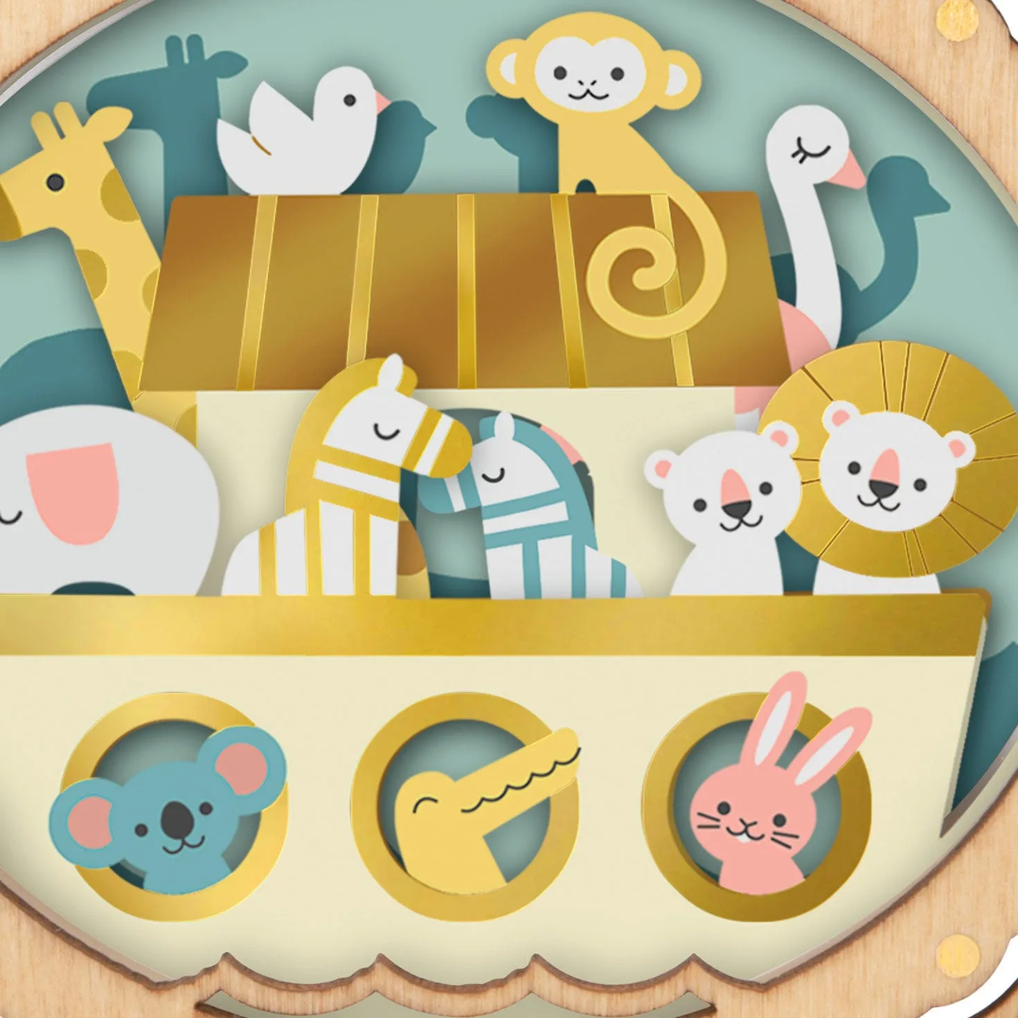 Noah's Ark Papercraft — 2024 Hallmark Keepsake Christmas Ornament