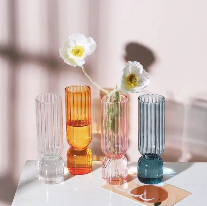 Nordic Glass Vase (Clear)