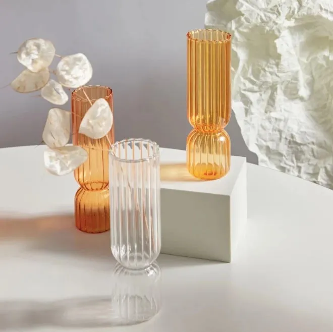 Nordic Glass Vase (Clear)