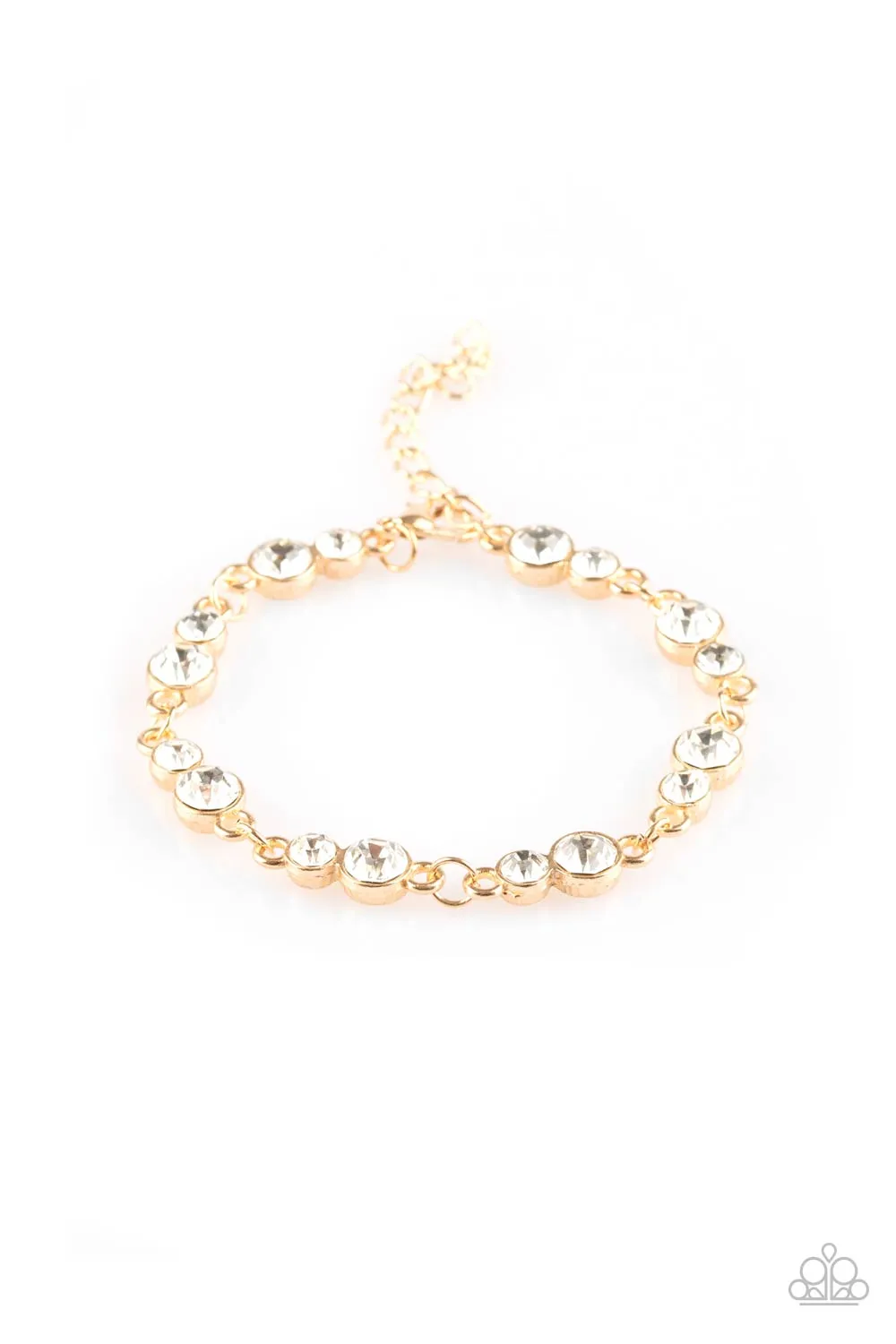 Paparazzi Bracelet ~ Twinkle Twinkle Little STARLET - Gold Bracelet