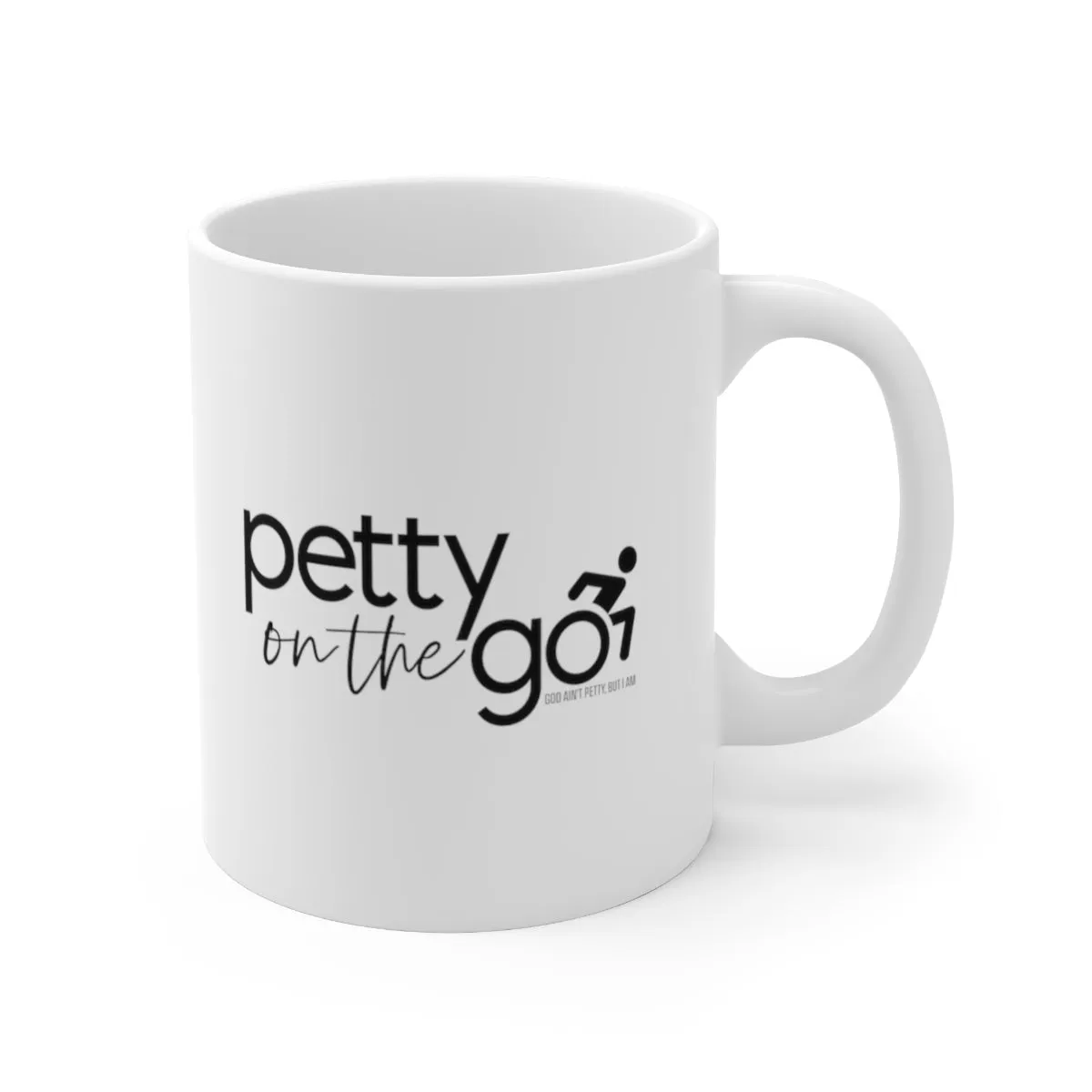 Petty on the Go Mug 11oz (White/Black)