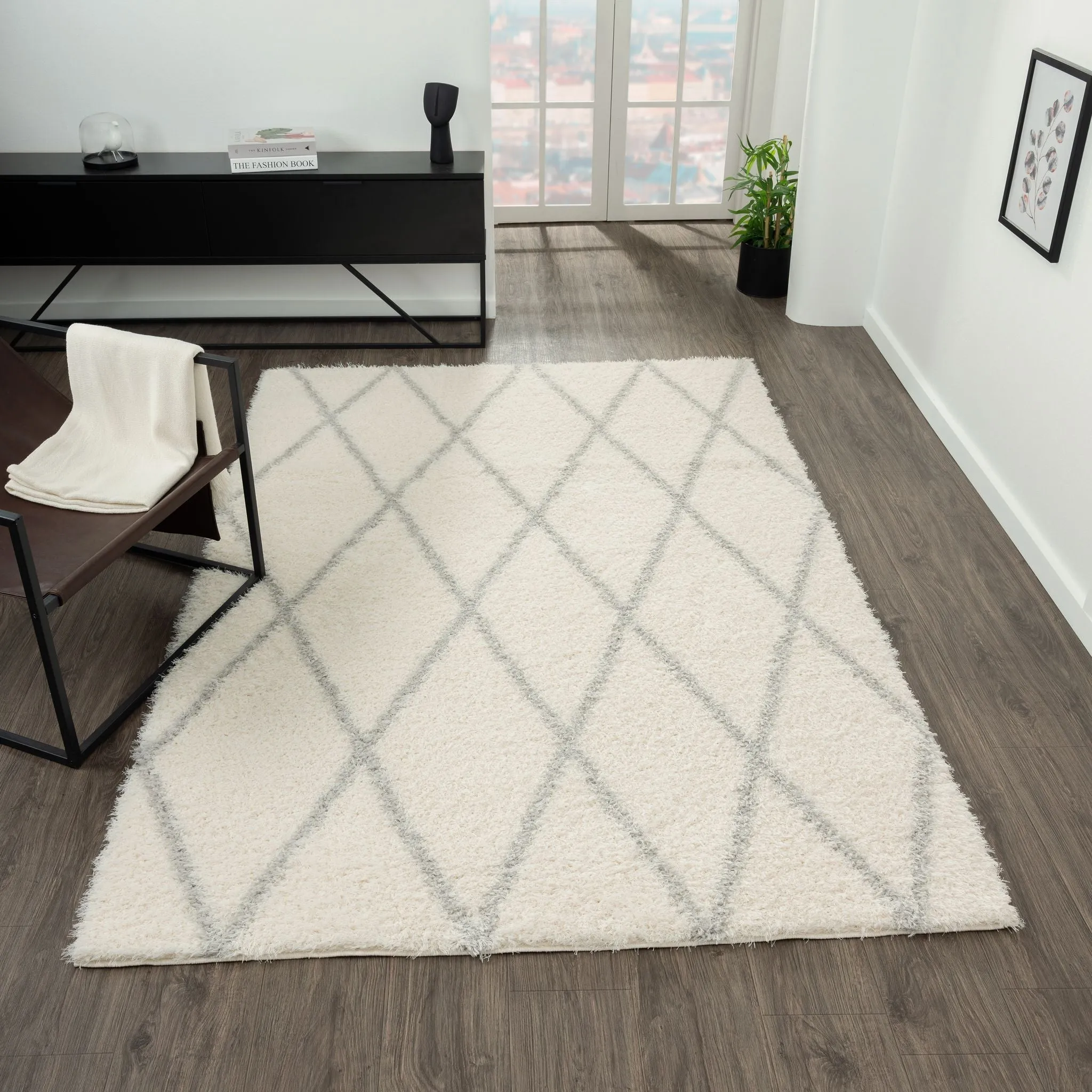 Plushy 388 Sand Rug - Warm Earthy Tone Floor Rug