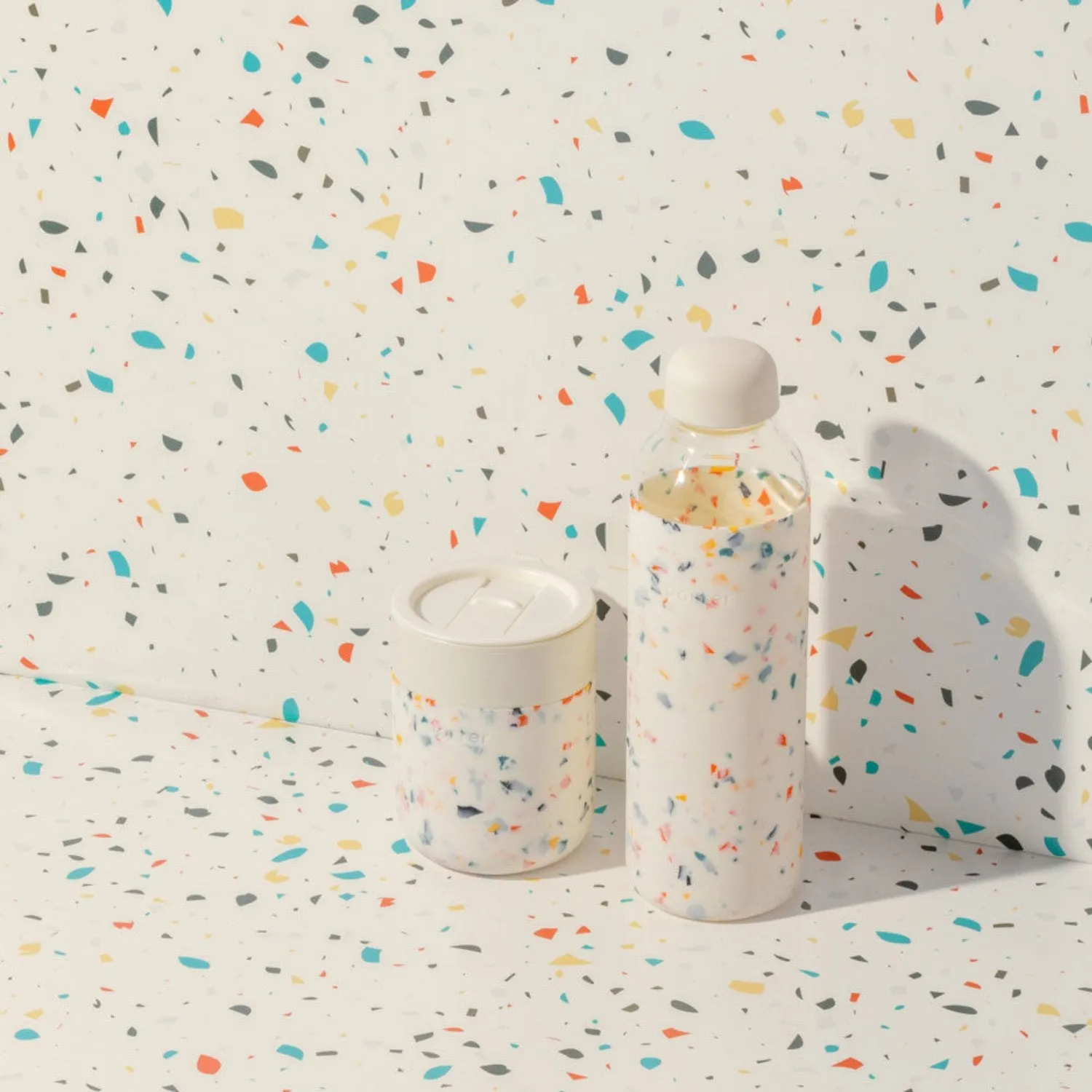 porter | ceramic mug 355ml | terrazzo cream - LC