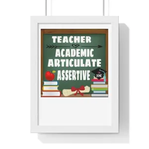 Premium Framed Vertical Poster