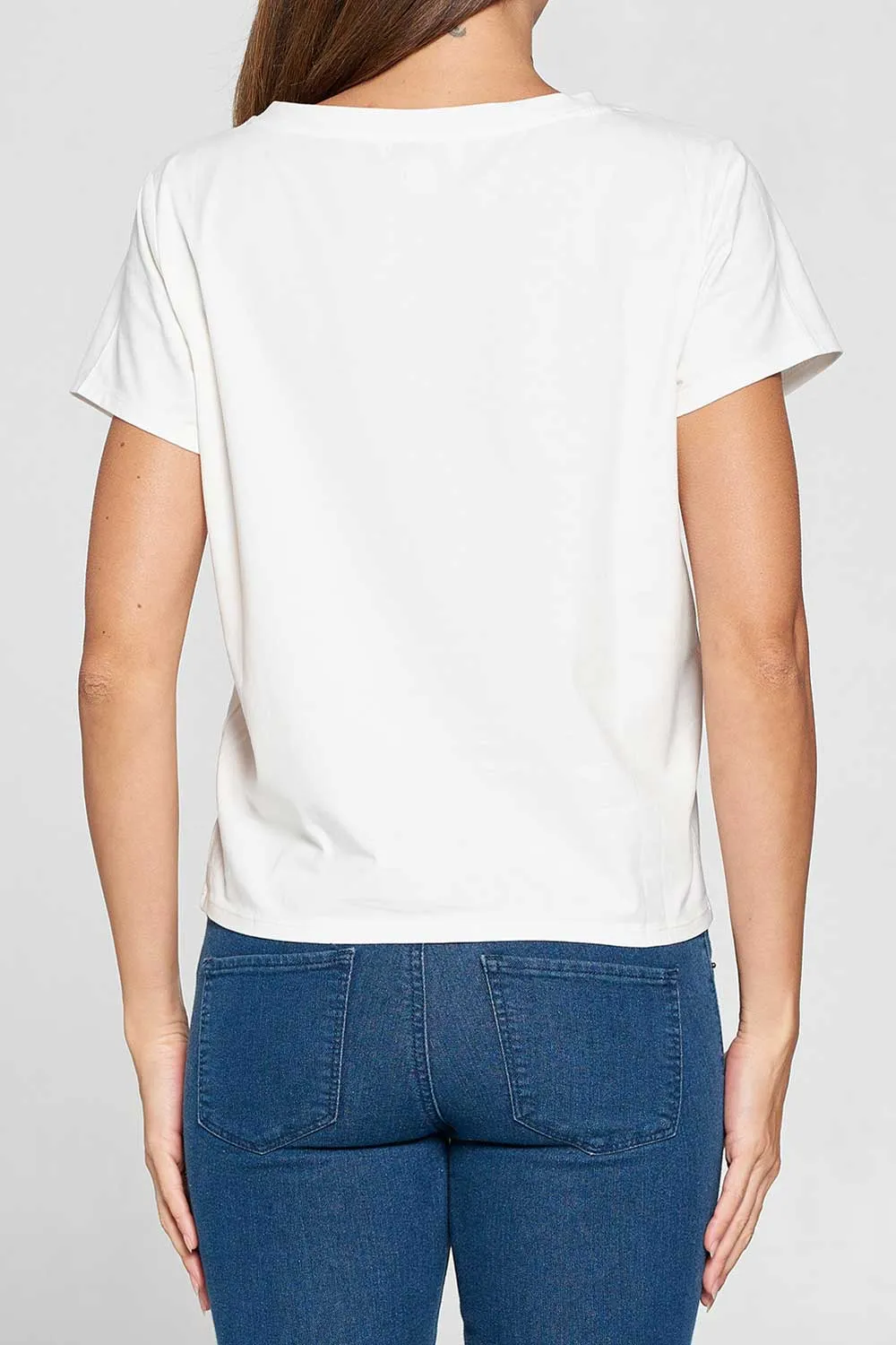 PRINTED SHORT TEE - THE FLORAL GIRL