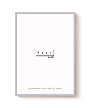Purple Wood Frame