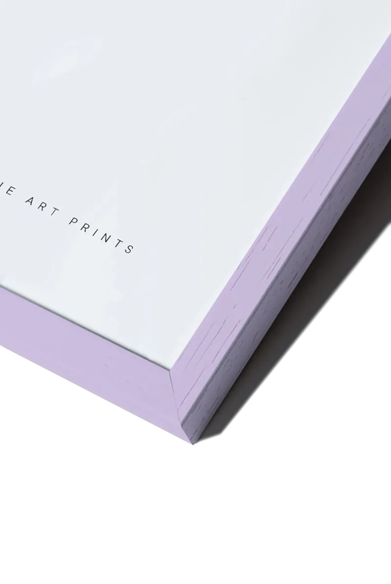 Purple Wood Frame