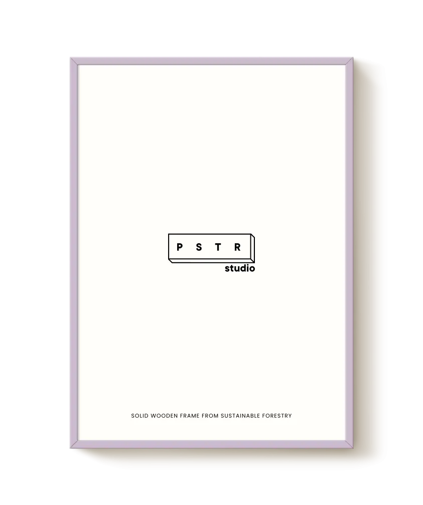 Purple Wood Frame