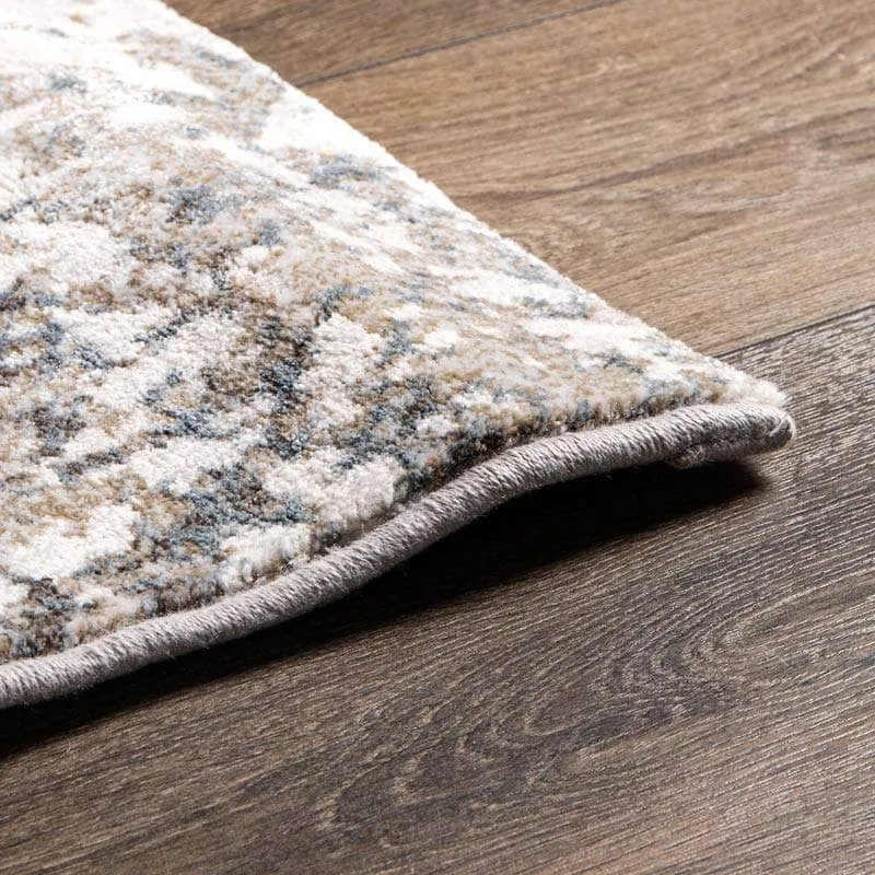 Quartz Abstract Blue Rug - Multiple Sizes