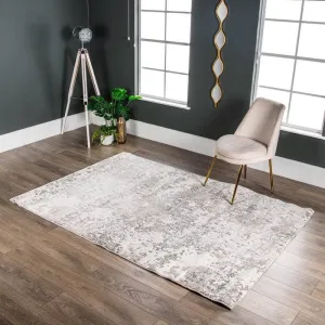 Quartz Abstract Blue Rug - Multiple Sizes