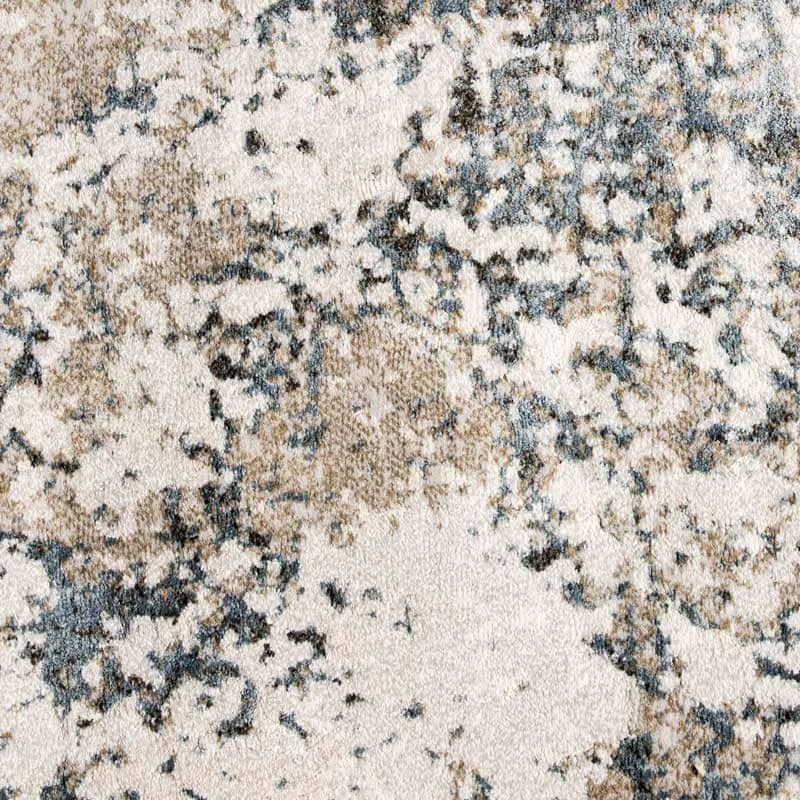 Quartz Abstract Blue Rug - Multiple Sizes