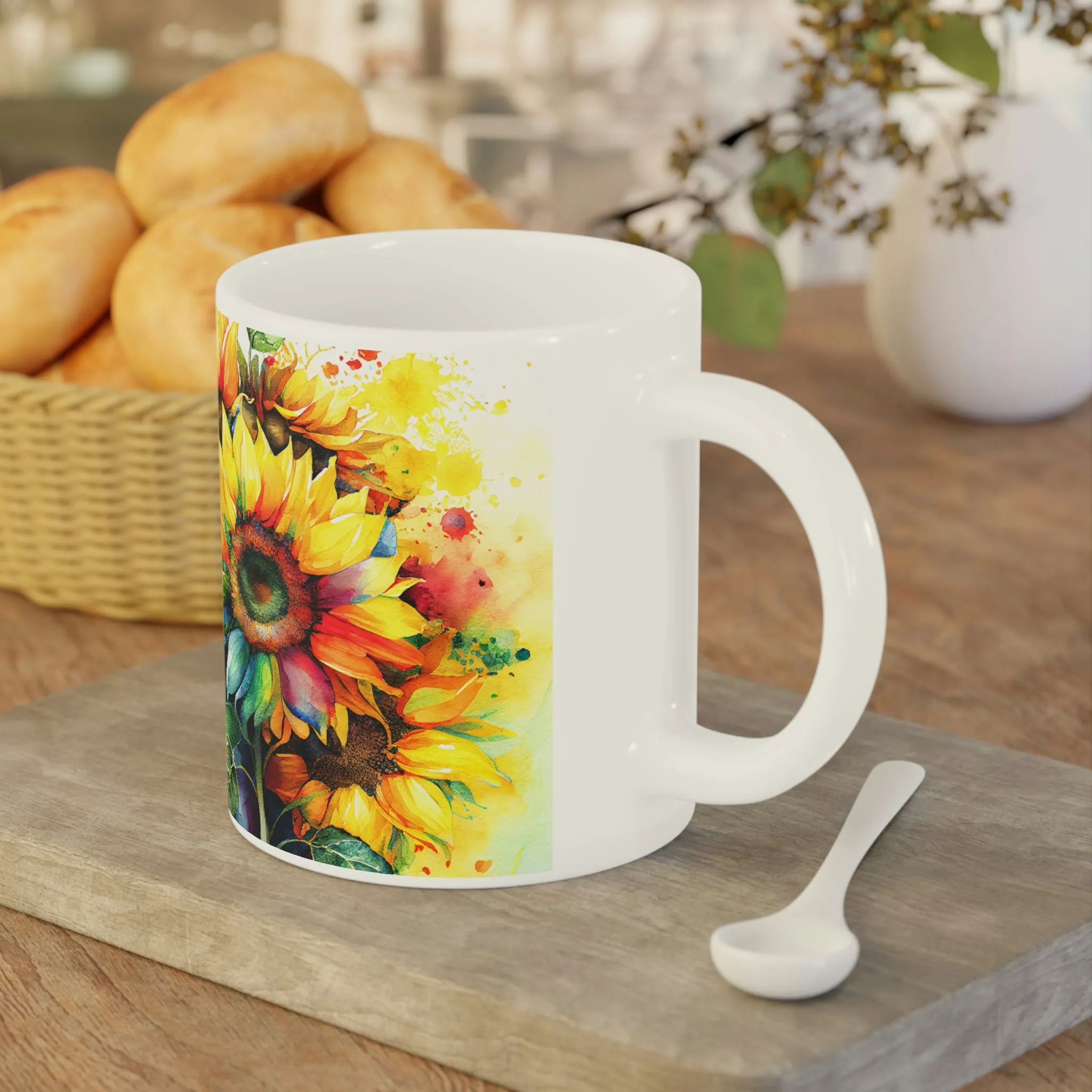 Rainbow Sunflowers 01 - Ceramic Mugs (11oz\15oz\20oz)
