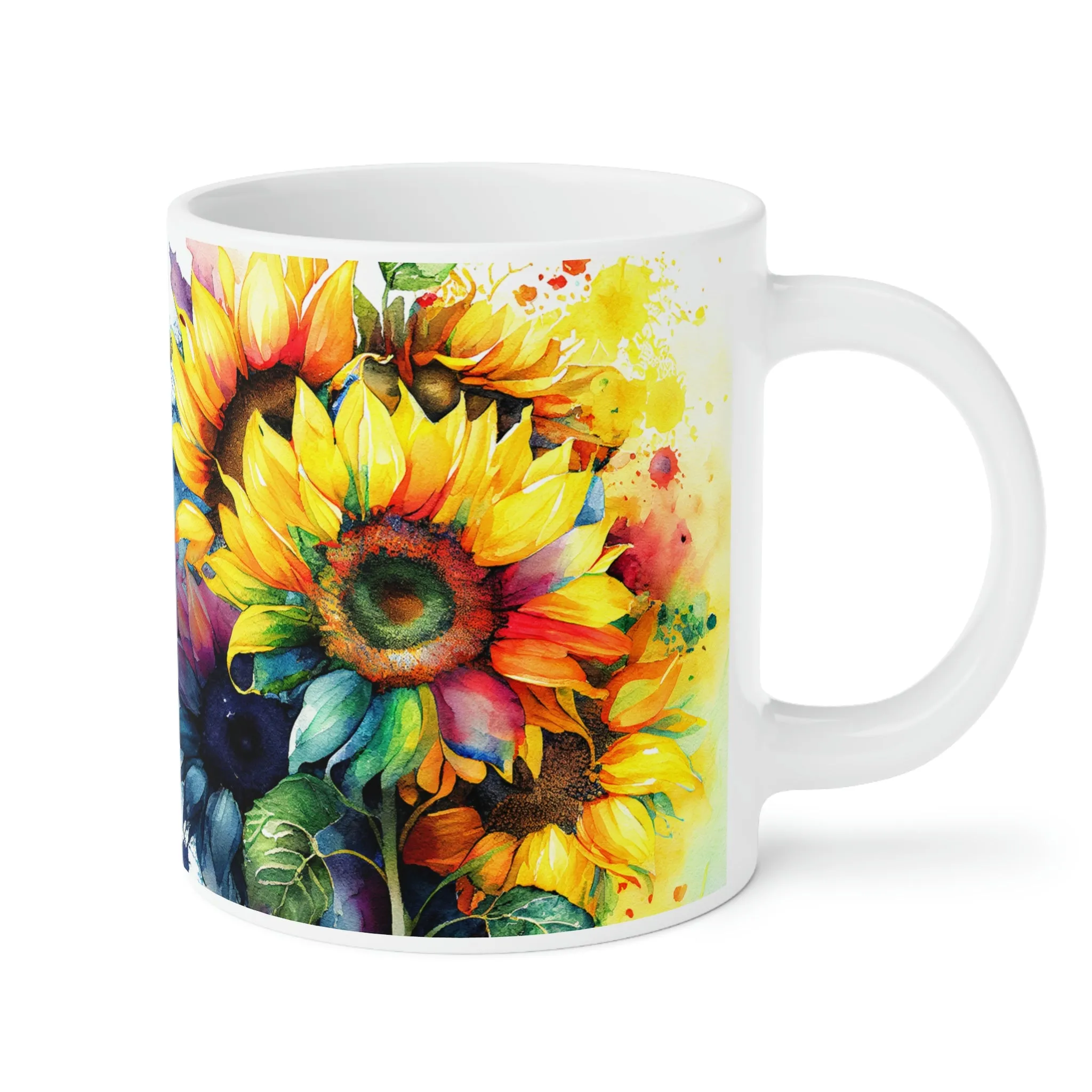 Rainbow Sunflowers 01 - Ceramic Mugs (11oz\15oz\20oz)
