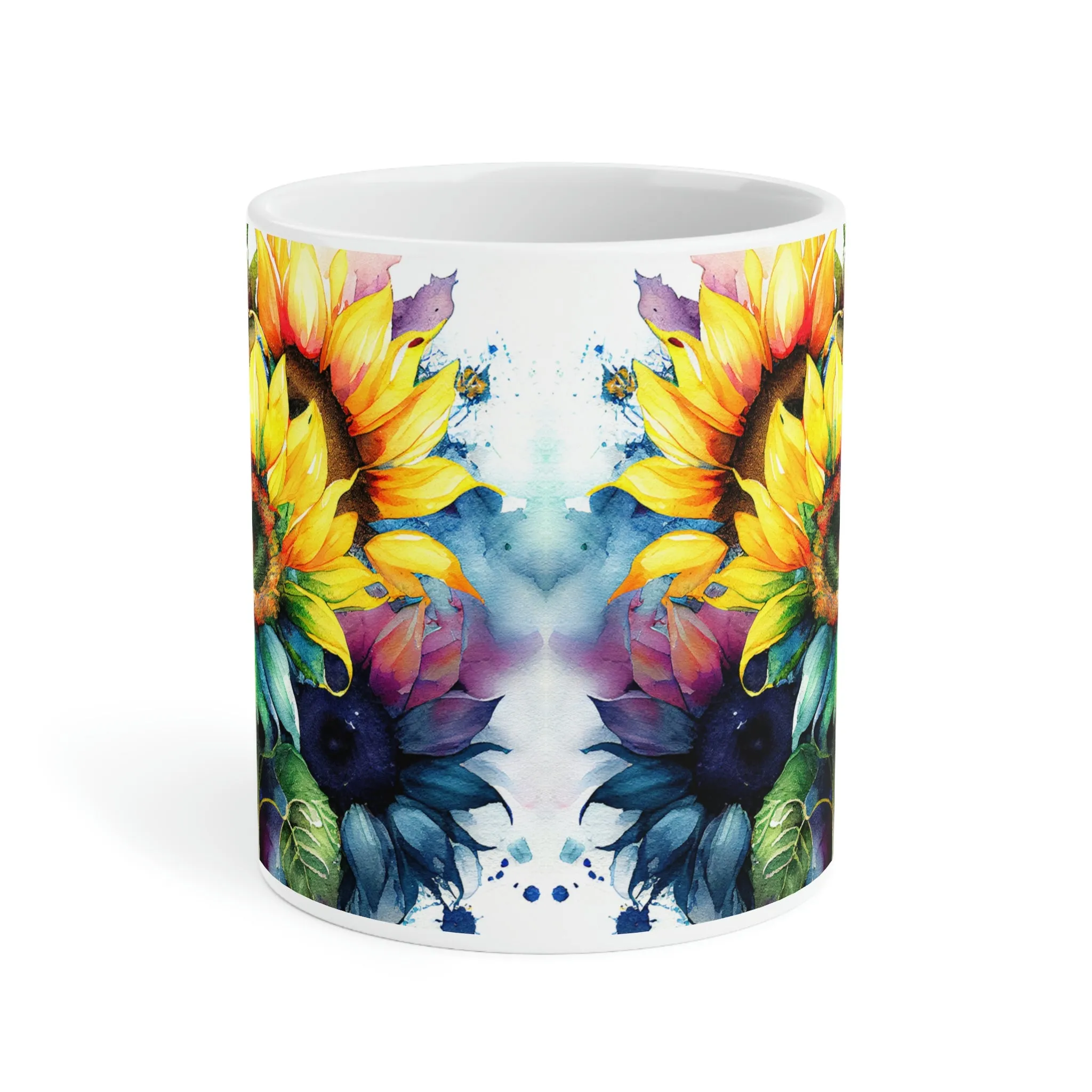 Rainbow Sunflowers 01 - Ceramic Mugs (11oz\15oz\20oz)