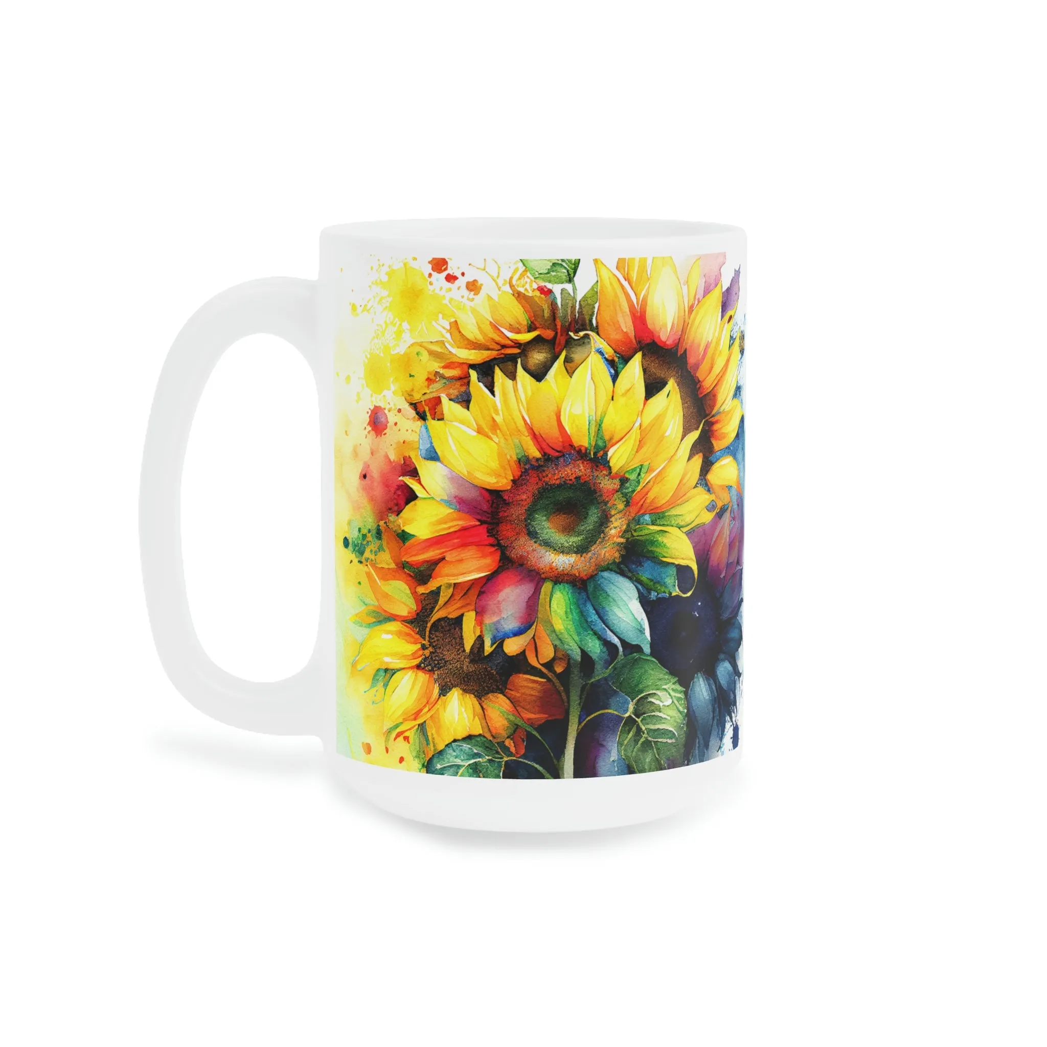 Rainbow Sunflowers 01 - Ceramic Mugs (11oz\15oz\20oz)