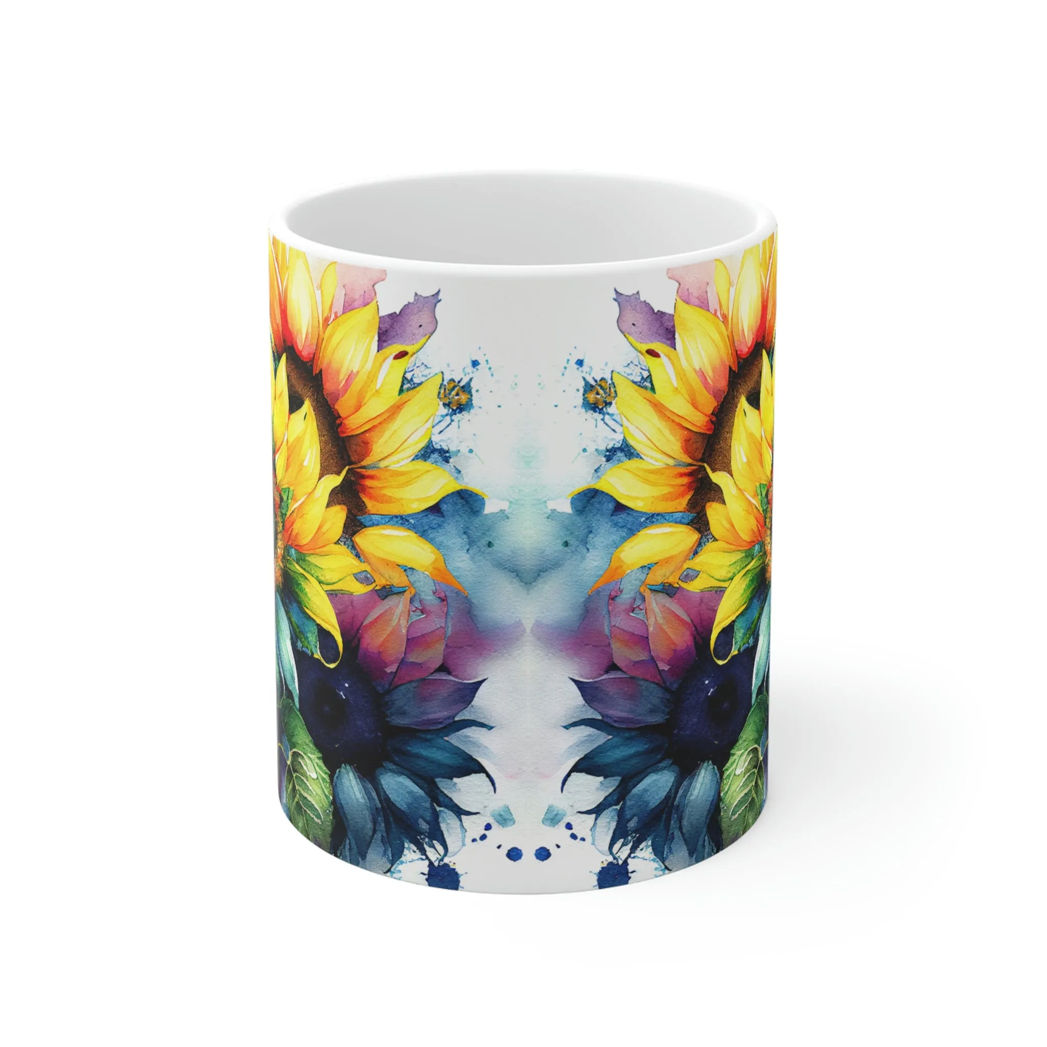 Rainbow Sunflowers 01 - Ceramic Mugs (11oz\15oz\20oz)