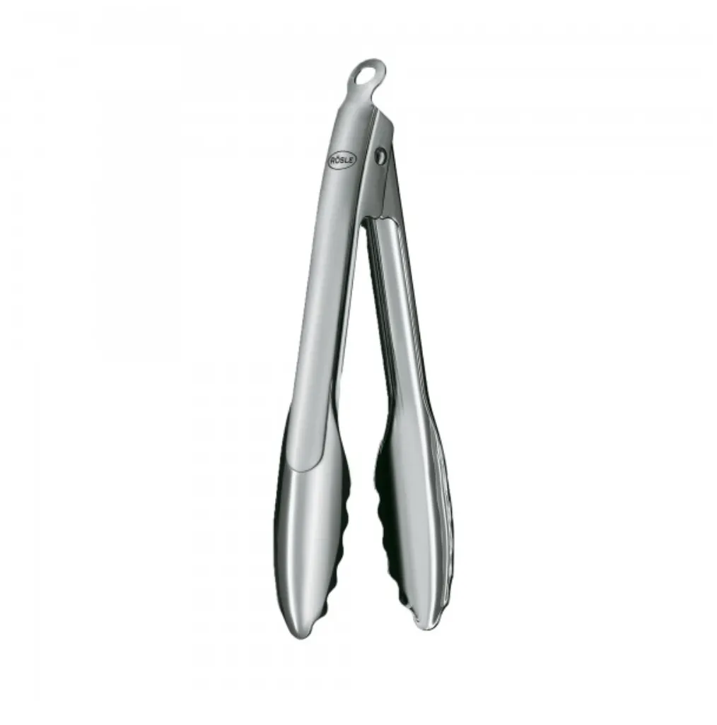 Rosle Stainless Steel Locking Tongs – 9.1"