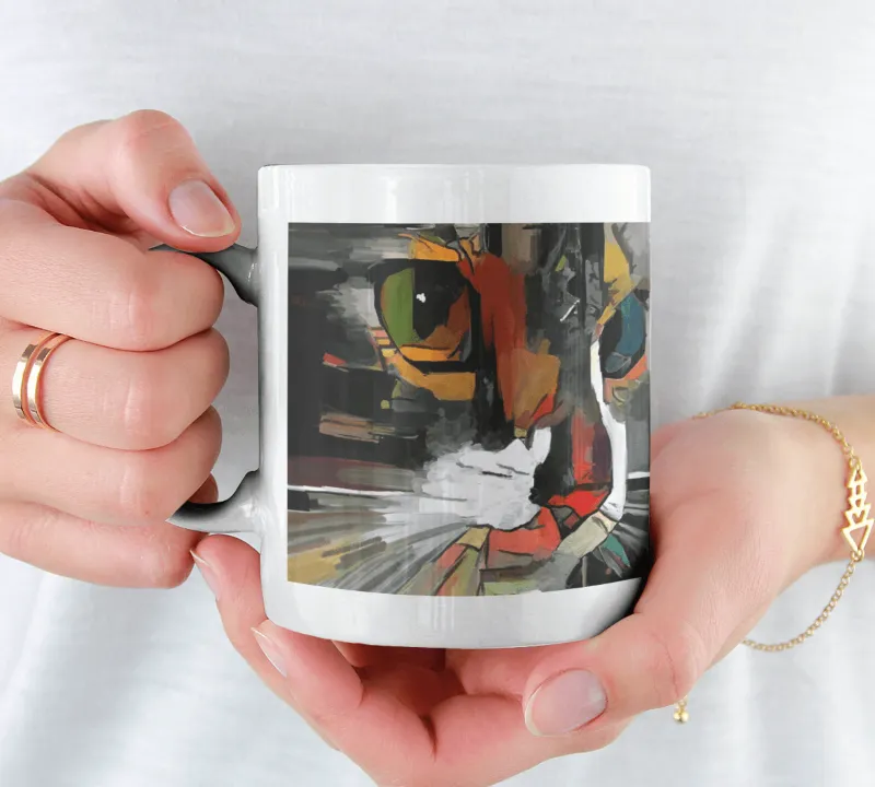 Set of 6 Cat Mugs - Various Designs - Fabulous Felines - Gift Set