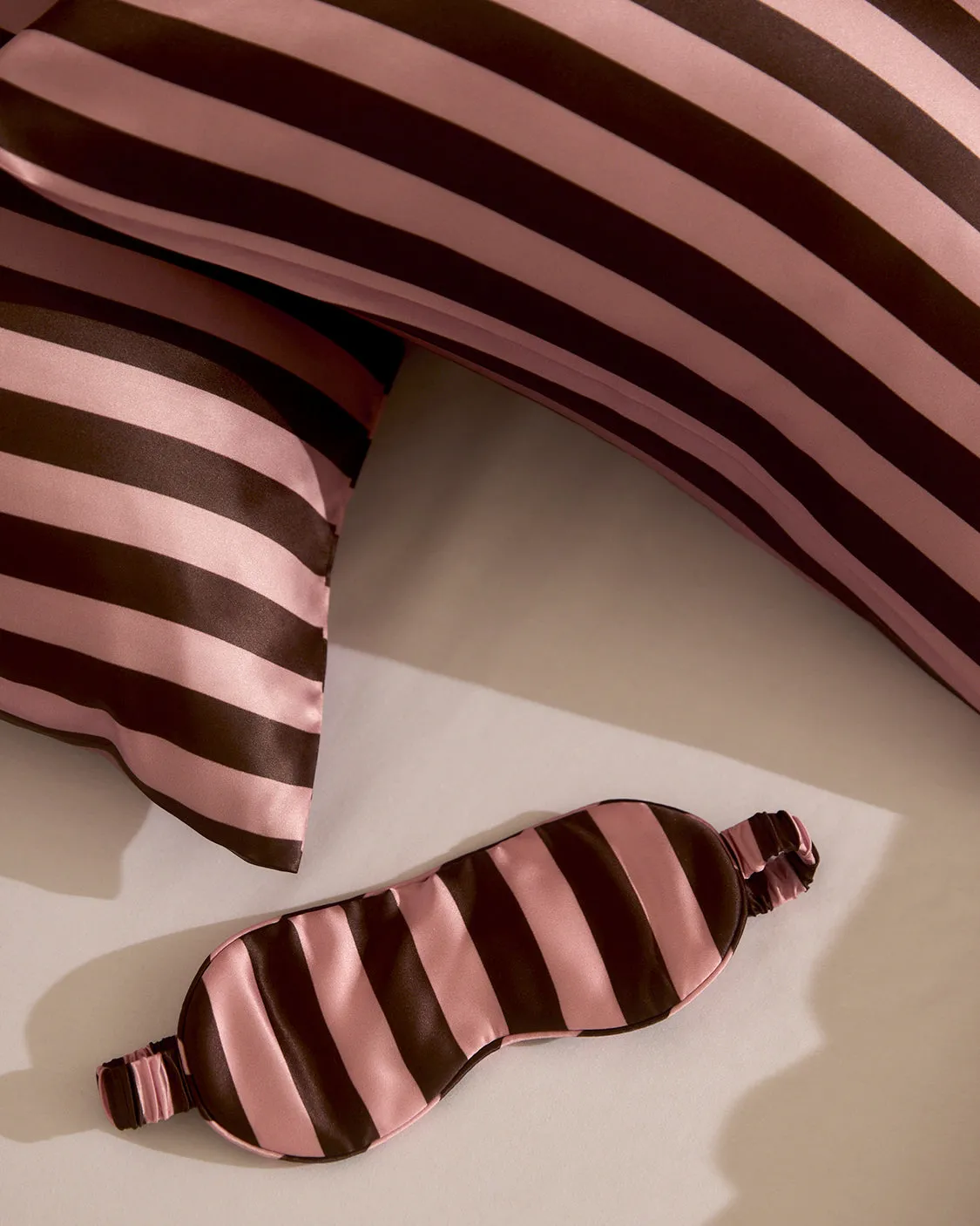 Silk Pillowcase - Rocky Road Stripes