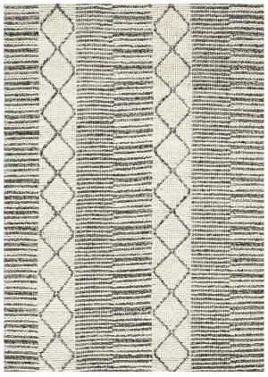 Skandinavian Reversible Wool Rug - 316 Grey