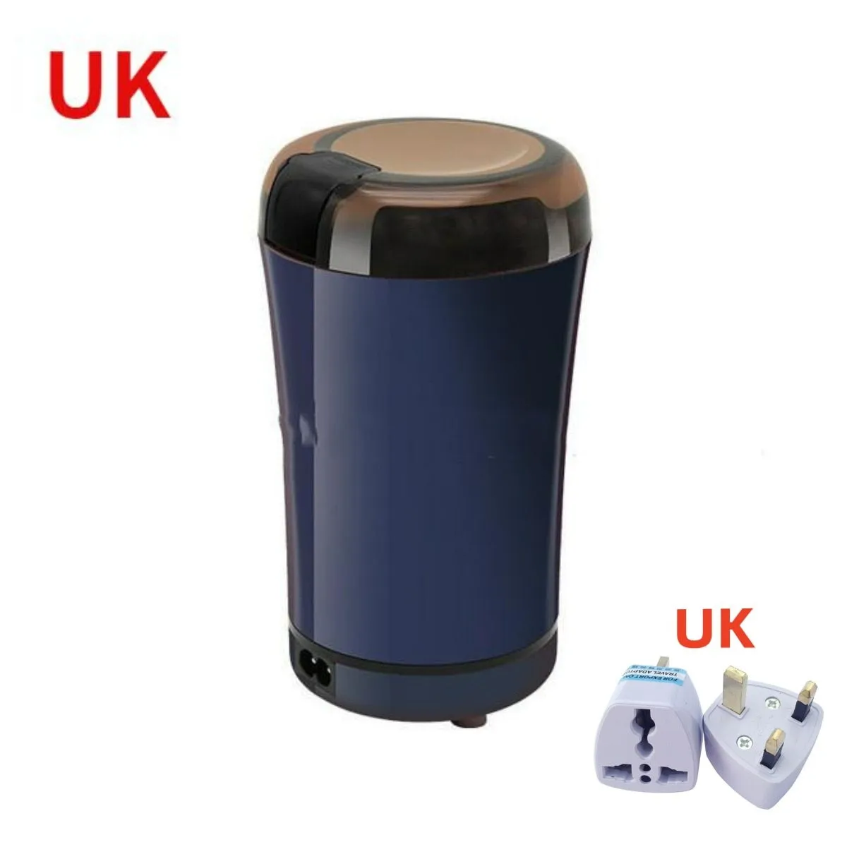 Stainless Steel Nut Electric Coffee Grinder Bean Grain Household Pepper Kitchen Tools Gadgets Dining Bar Home Garden