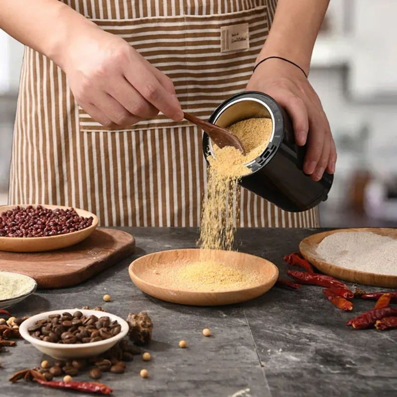 Stainless Steel Nut Electric Coffee Grinder Bean Grain Household Pepper Kitchen Tools Gadgets Dining Bar Home Garden