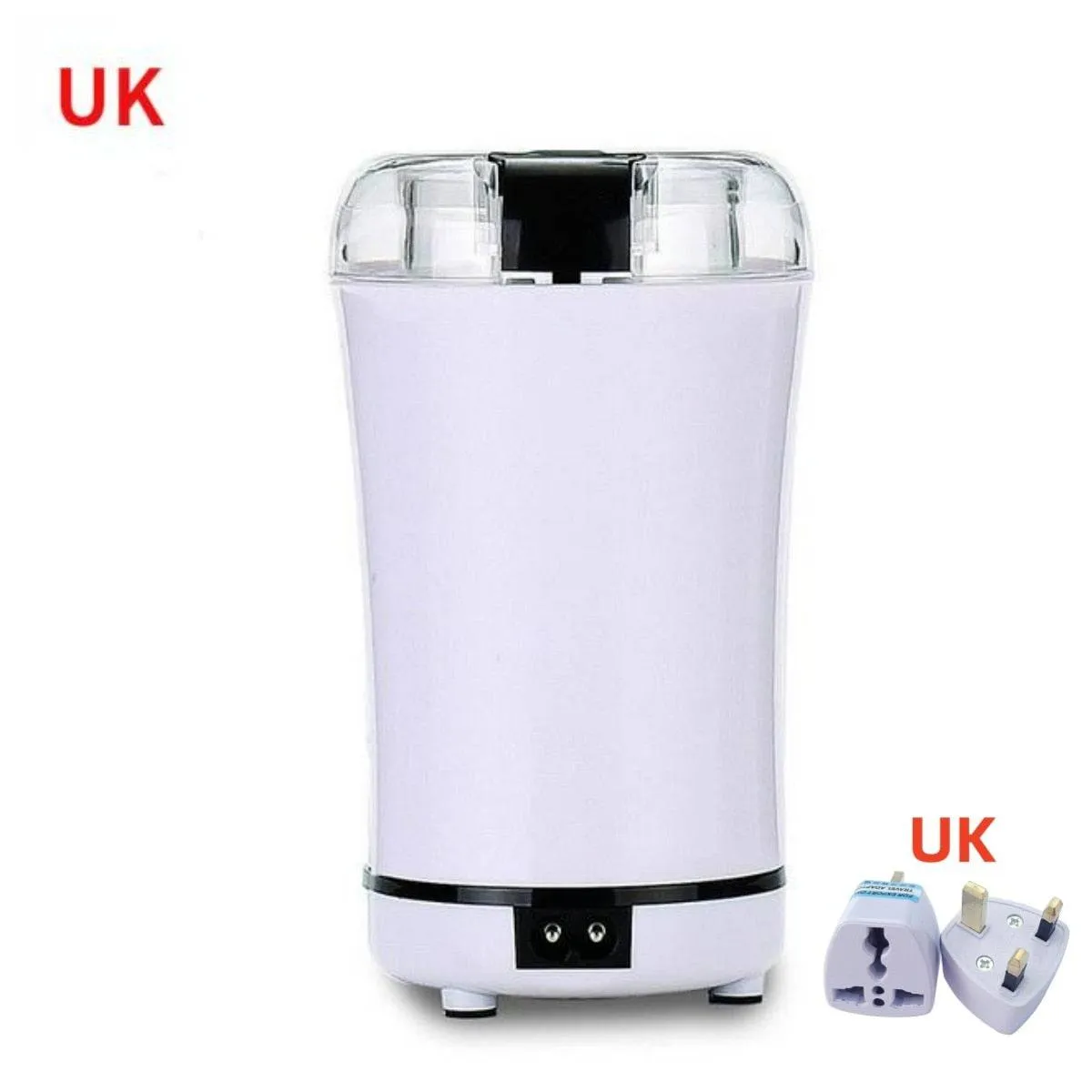 Stainless Steel Nut Electric Coffee Grinder Bean Grain Household Pepper Kitchen Tools Gadgets Dining Bar Home Garden