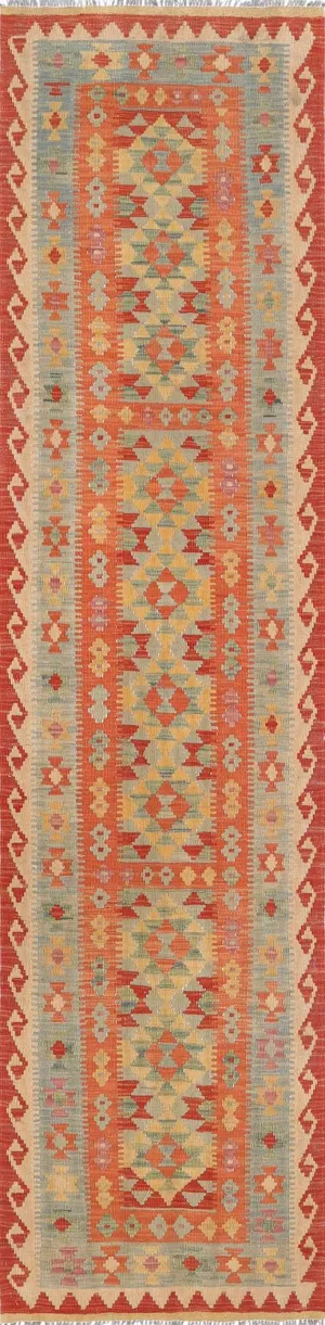 Starburst Design Power Loom White Area Rug- 5' 0" X 8' 0"