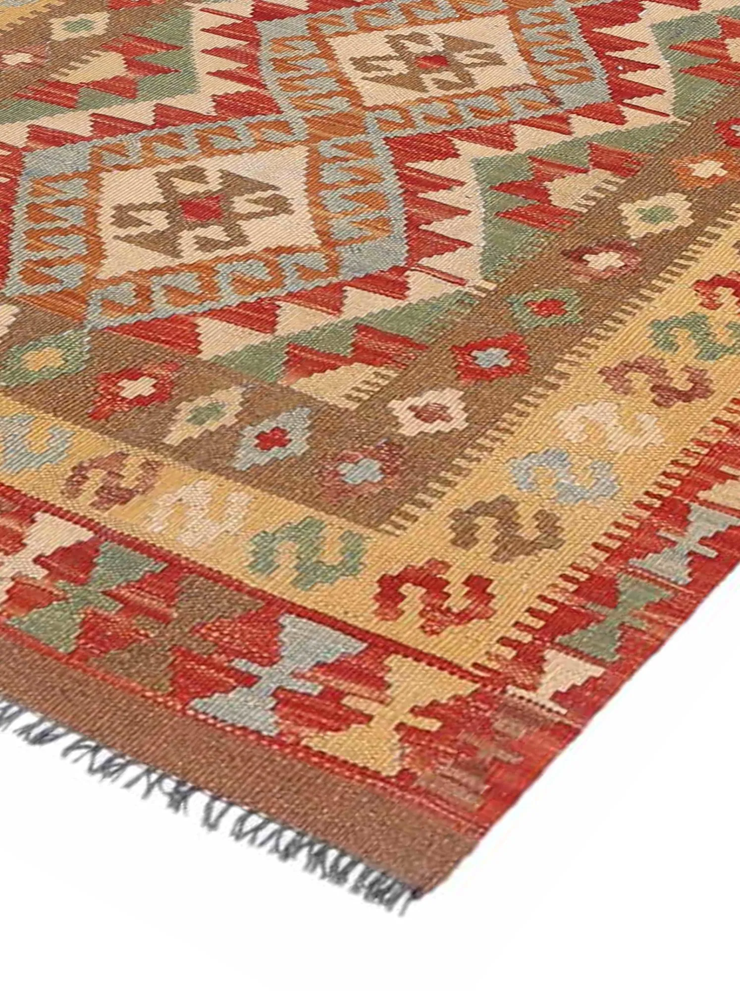 Starburst Design Power Loom White Area Rug- 8' 6" X 11' 6"