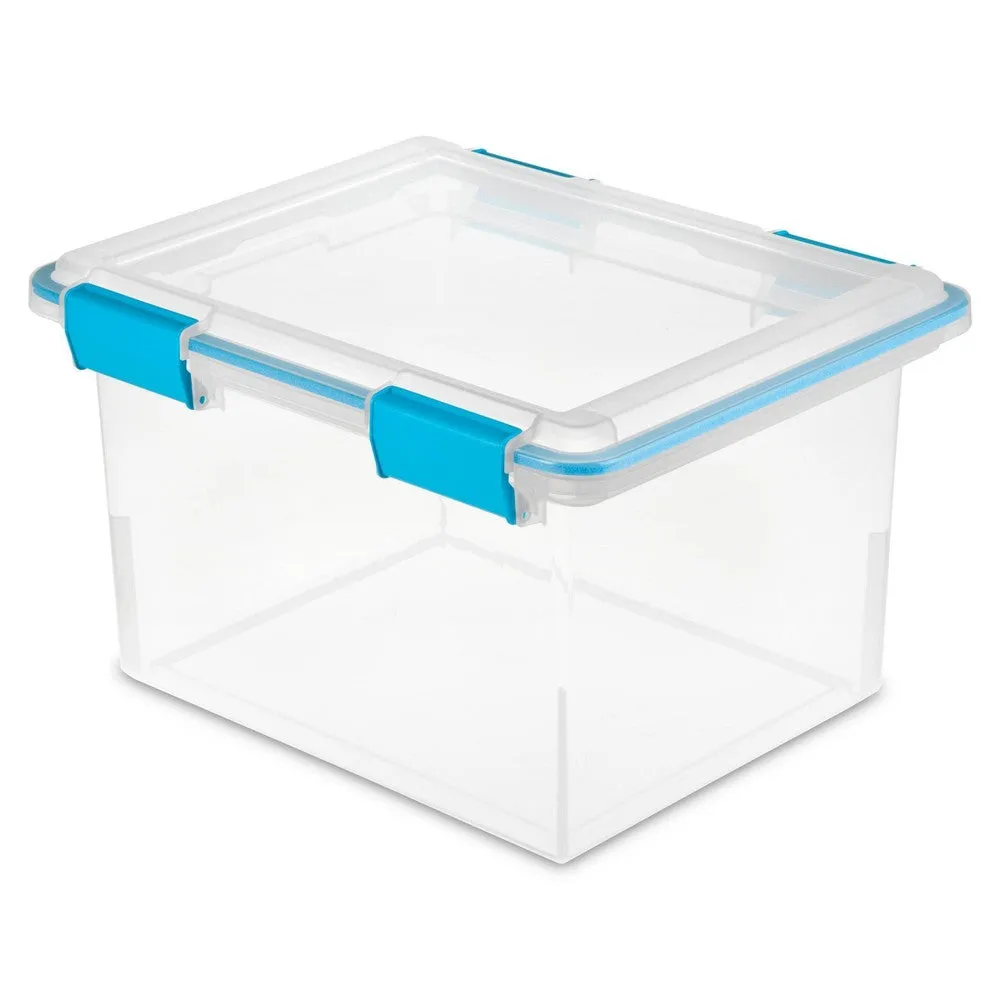 Sterilite Gasket Box Clear with Lid 32qt 1pc