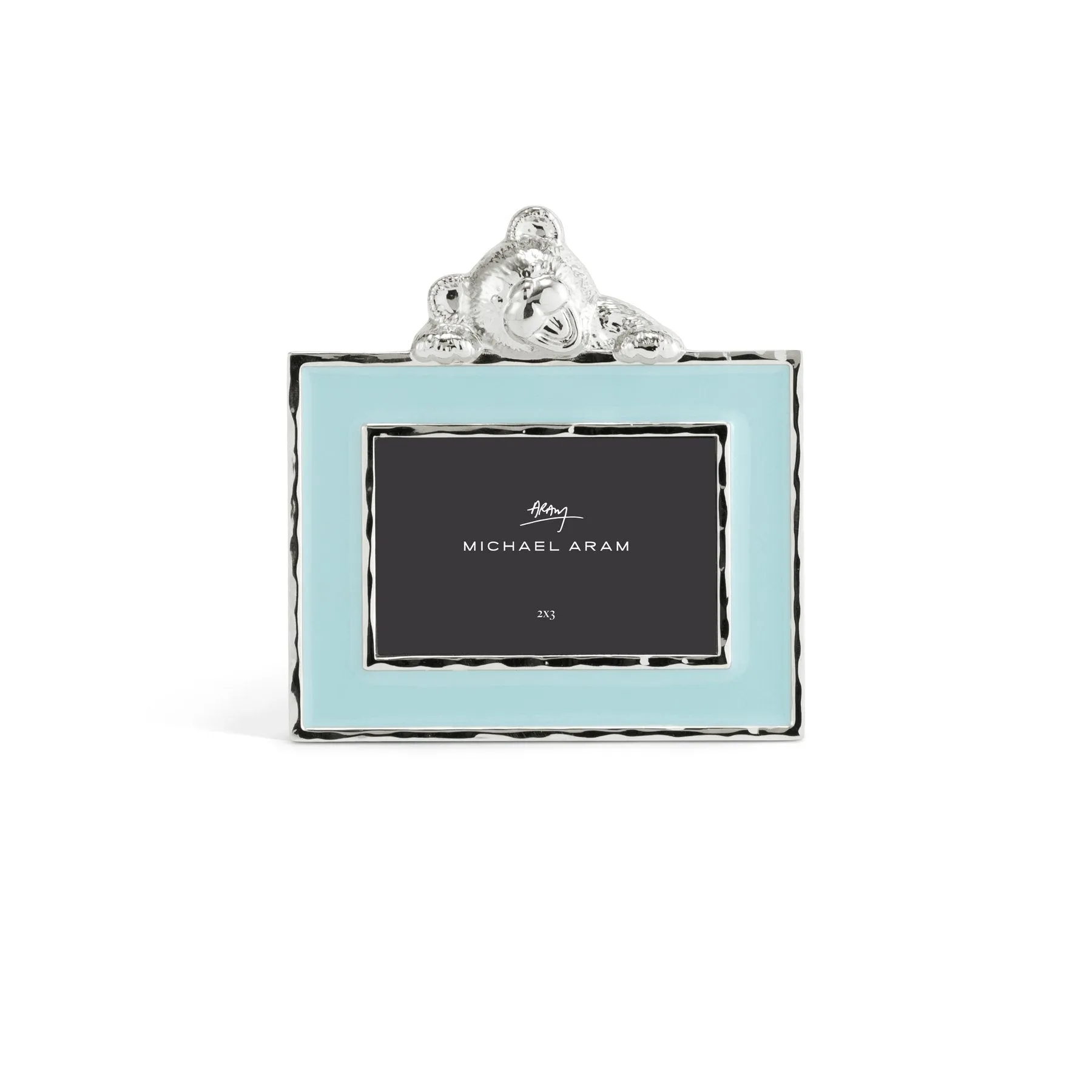 Teddy Frame Blue Enamel 2 x 3