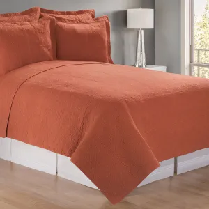 Terracotta Matelasse