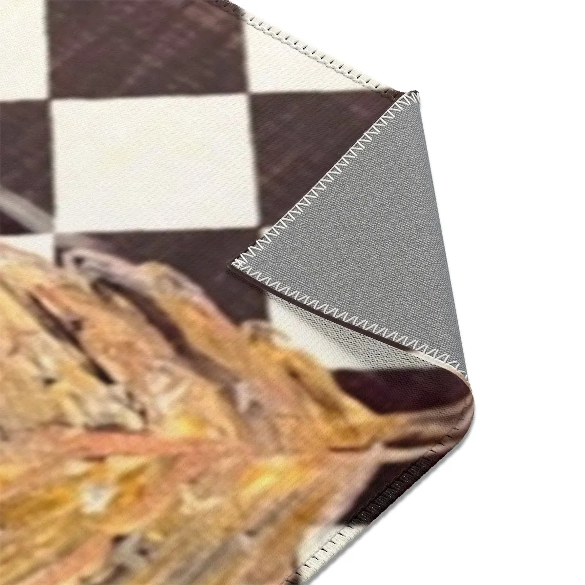 The Golden Leaf Diamond Area Rugs