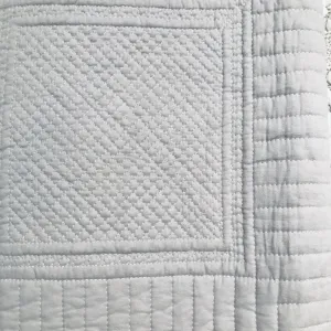 TINA GREY QUEEN QUILT SET 90X90"