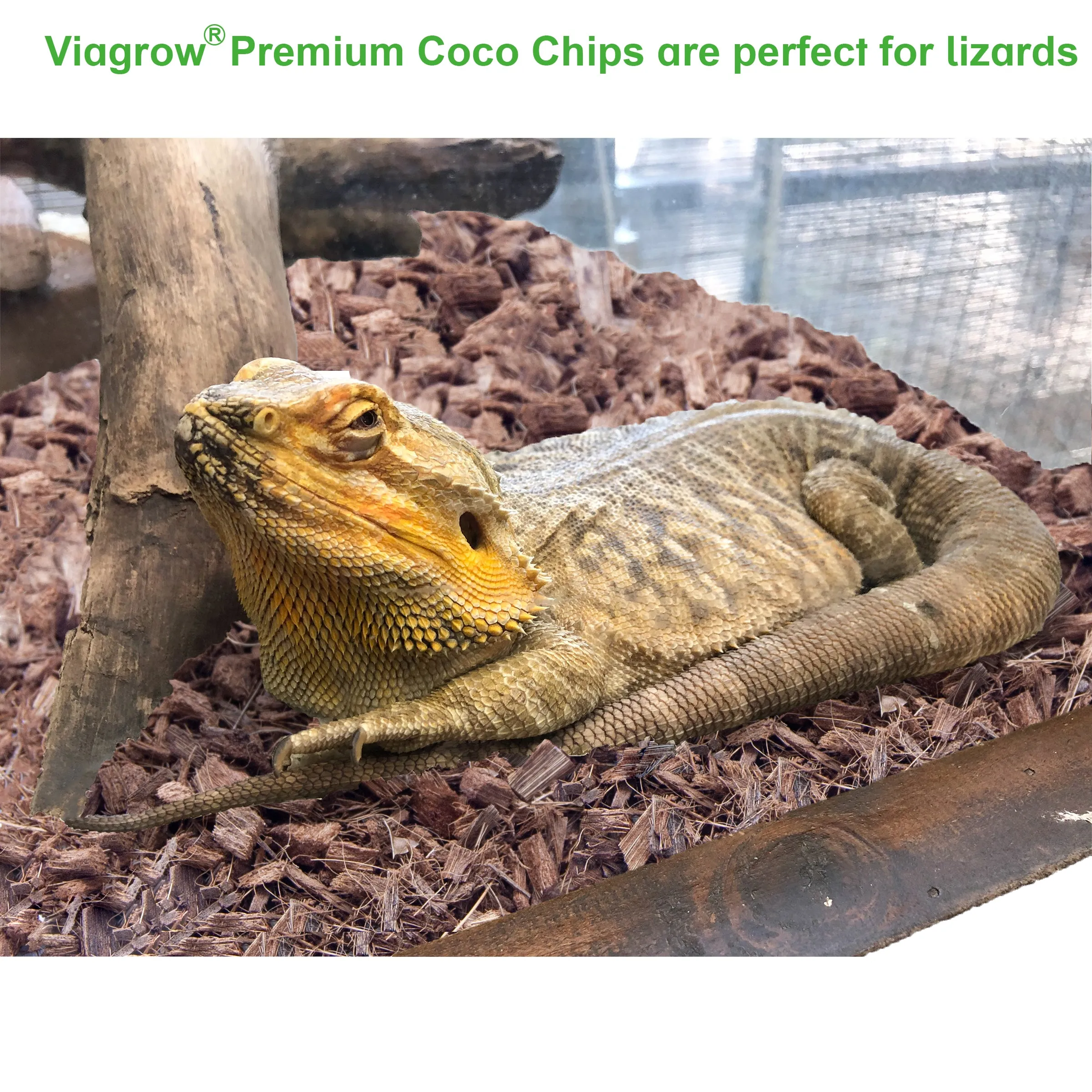 Viagrow 1CU. FT (50L) Coco Chip Premium Reptile Substrate (EA)
