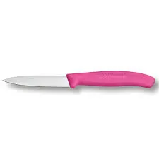 Victorinox Pink Serrated Pointed Knife 3.25" 1pc