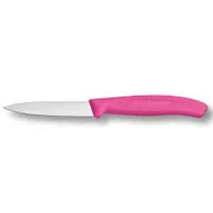 Victorinox Pink Serrated Pointed Knife 3.25" 1pc