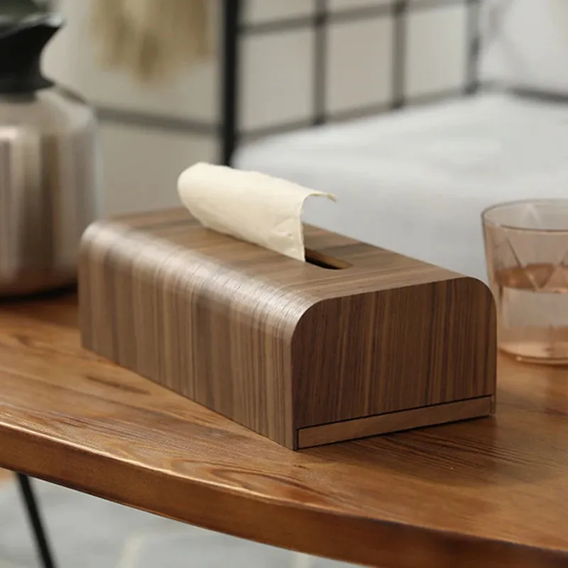 Walnut Wood Tissue Box