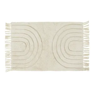 Walton & Co. 130 x 80cm Cream Bhodi Rug