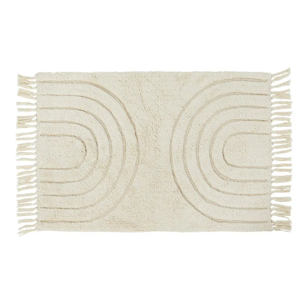 Walton & Co. 130 x 80cm Cream Bhodi Rug