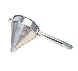 Winco CCS-12F 12" Stainless Steel Fine China Cap Mesh Strainer