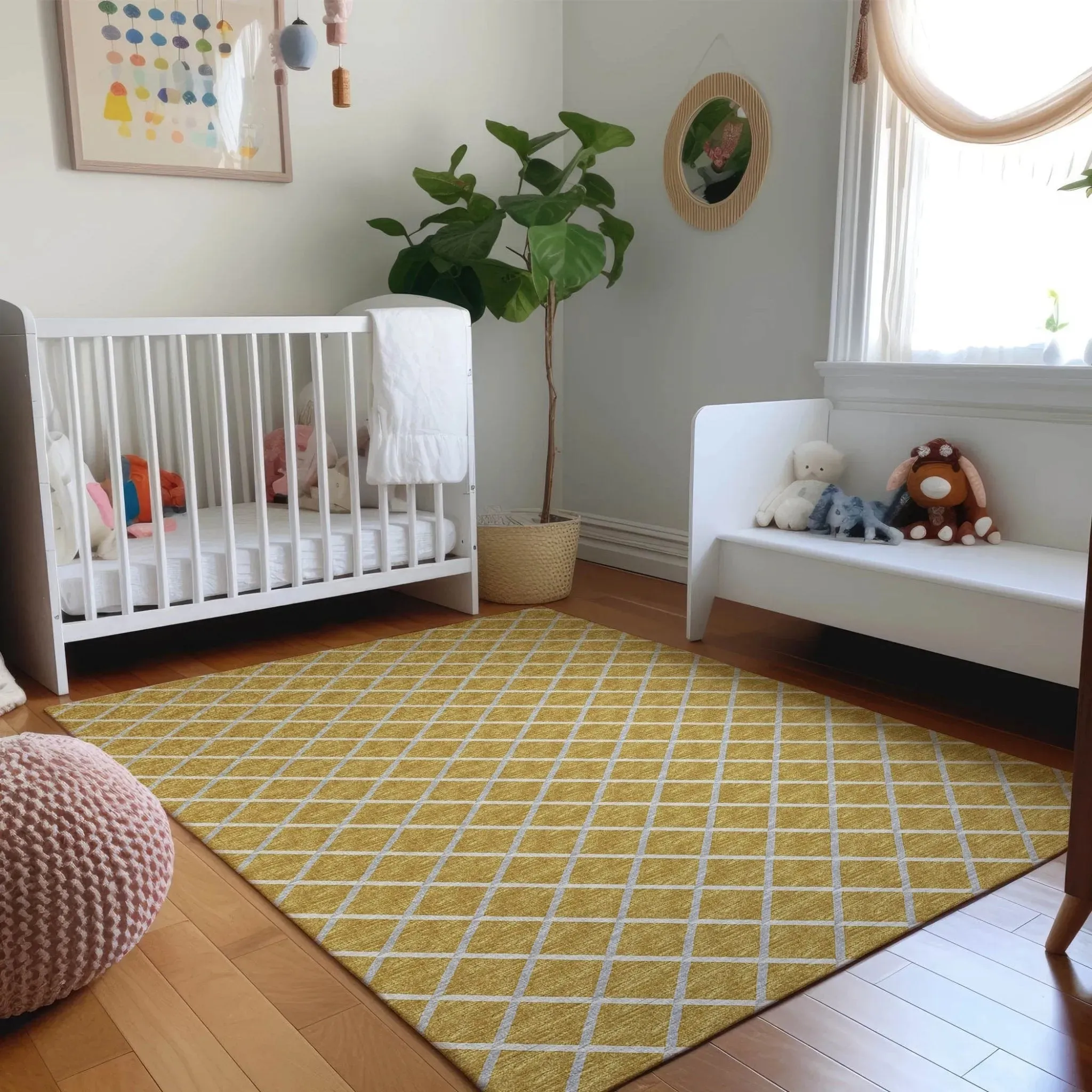 York YO1 Gold Rug